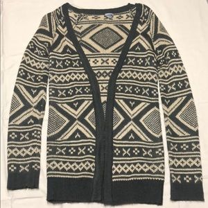 Aztec Sweater Cardigan